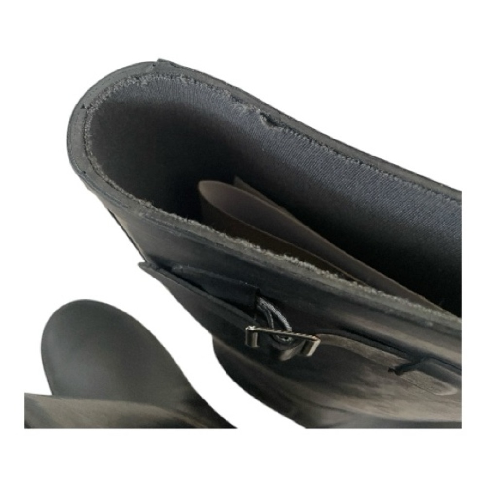 Women's Black Rain Boots Size (9) - Picture 12 of 12